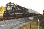 Northbound intermodal (202) closes in on the destination